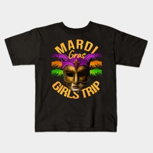 Mardi Gras Girls Trip Kids T-Shirt